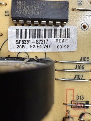 ✅️ORIGINAL FRIGIDAIRE RAGE CONTROL BOART TEIL #Sf5331S7217 - Bild 2 von 6