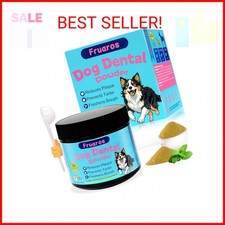  3-in-1 Dog Dental Powder for Plaque and Tartar Support - 750M CFU Probiotics 