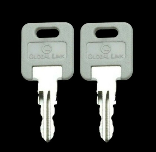 2 GLOBAL LINK CAMPER KEYS for G391 STORAGE COMPARTMENTS - Picture 1 of 2