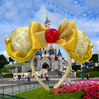 Beauty and the Beast headband set LUV HER Kids Hair Brush & Spa Headband Set for Girls  main image 2
