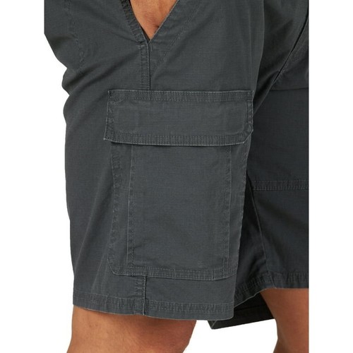 Wrangler Men's Size 42 Epic Soft Cotton Stretch Relaxed Fit Cargo Shorts Gray - Picture 5 of 9