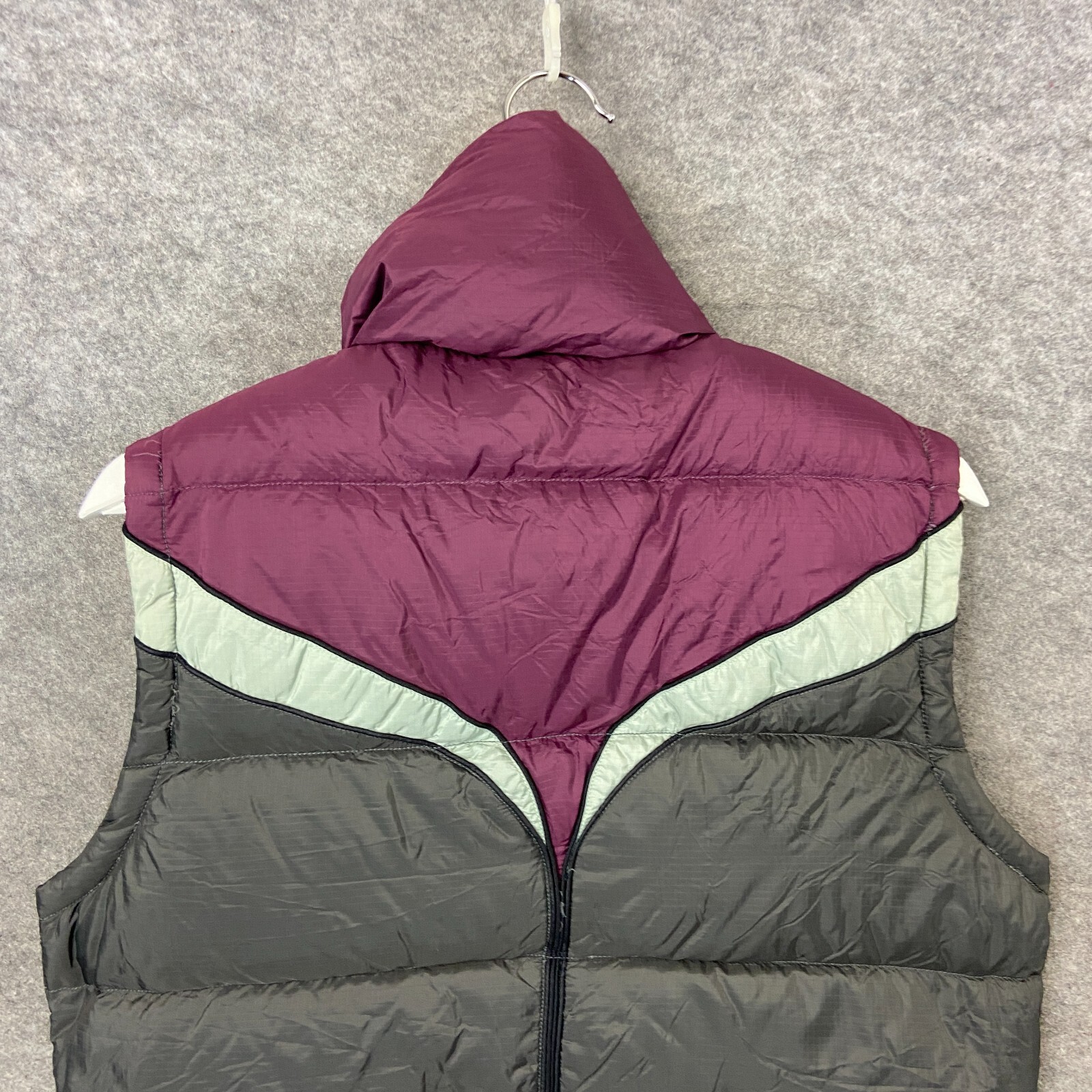 Diesel Gilet Mens Medium Grey Down Feather Insulated Padded Bodywarmer