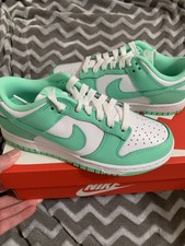 nike dunk low green glow mens