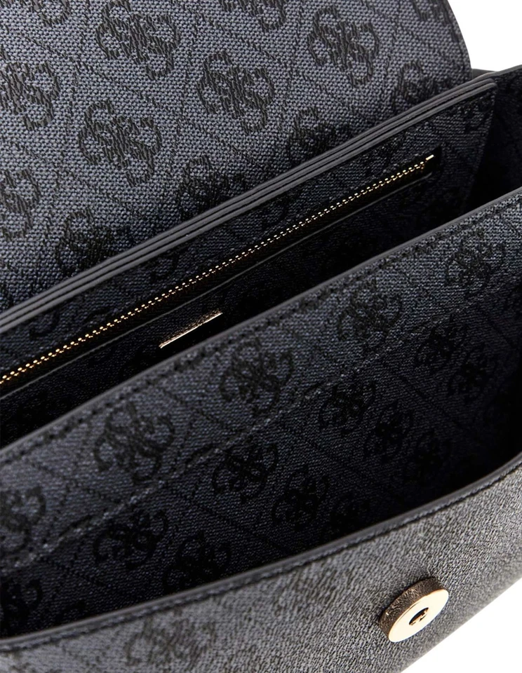 GUESS Eco Brenton Flap Shoulder Bag Umhängetasche Tasche dunkelblau Neu - Bild 3 von 4