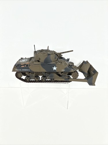 21st Century To WWII Mini Loose 1/ U.S. M-4 Sherman Tank w/Bulldozer Blade