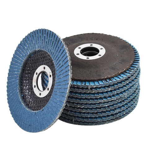 10/50pcs 115mm Flap Disc 40 60 80 100 120 Grit Zirconia Grinding Sanding Wheel - Picture 11 of 12