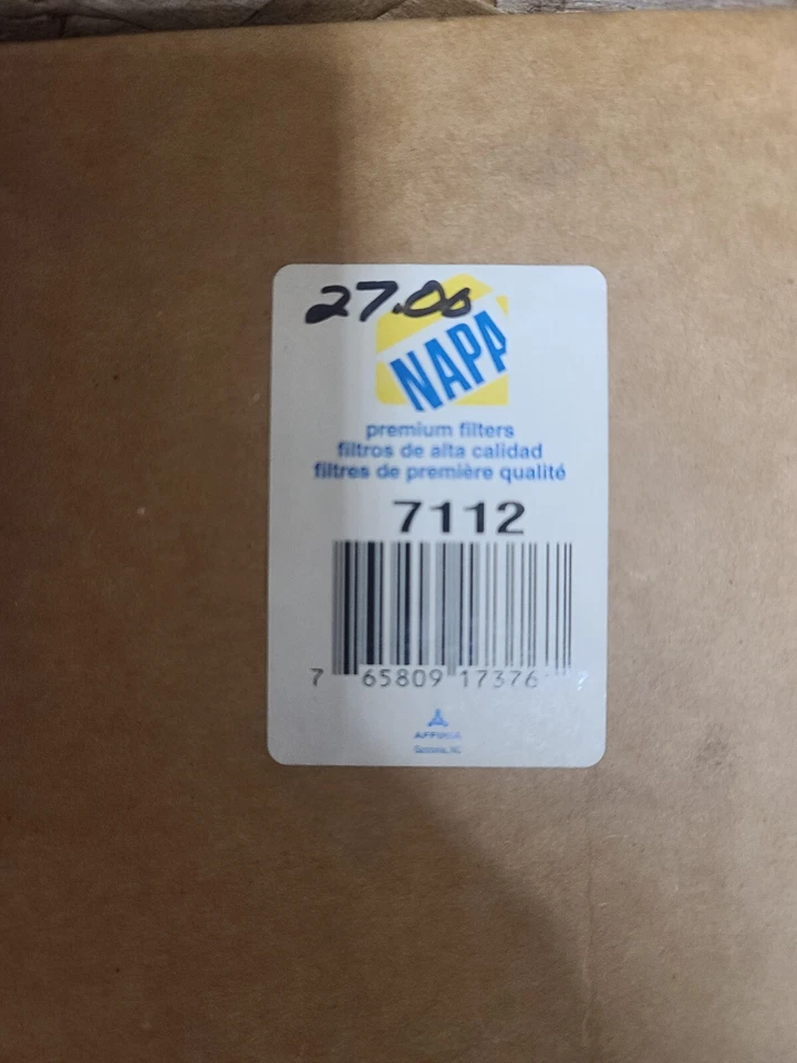 Подлинный масляный фильтр NAPA FIL 7112 для грузовиков UD 1300 1400 - Изображение 2 из 2