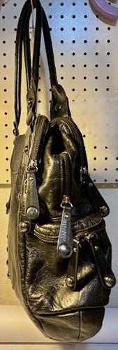Bolso de mano Hype de cuero negro - Imagen 3 de 7