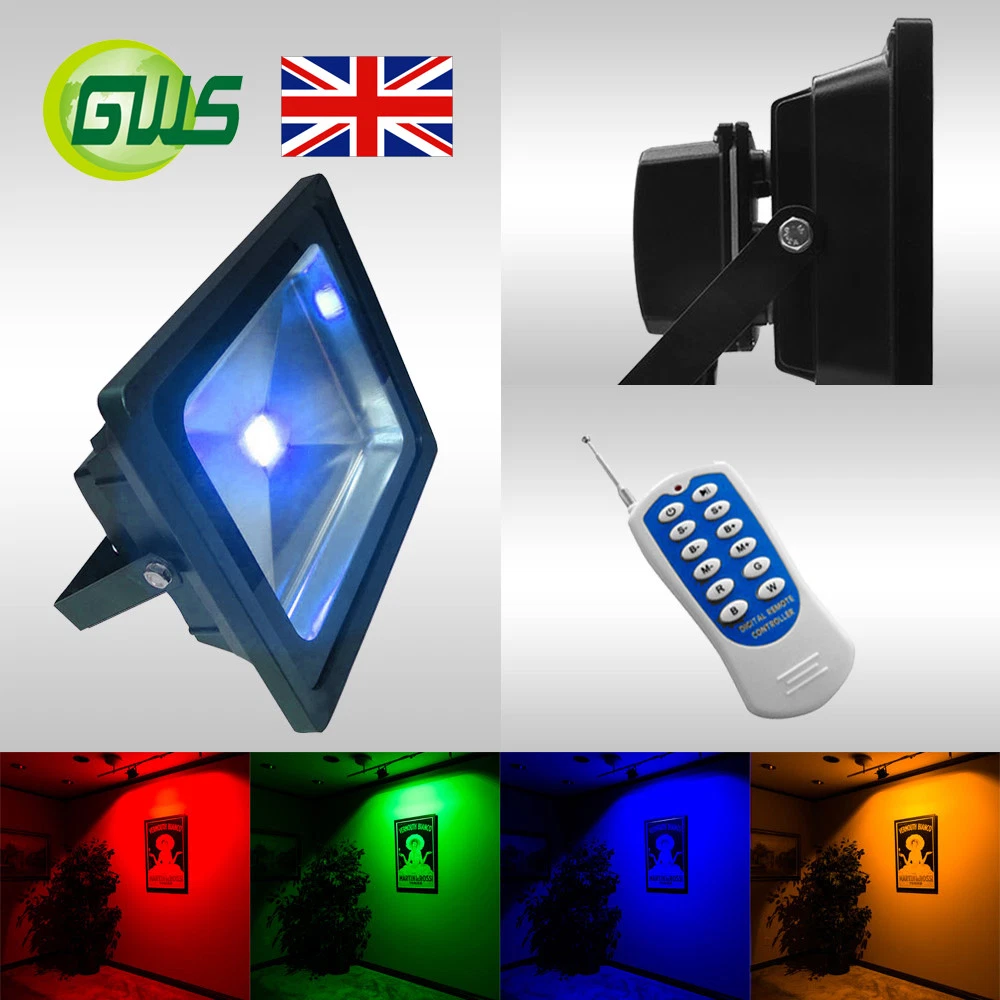 Red and green flood lights online