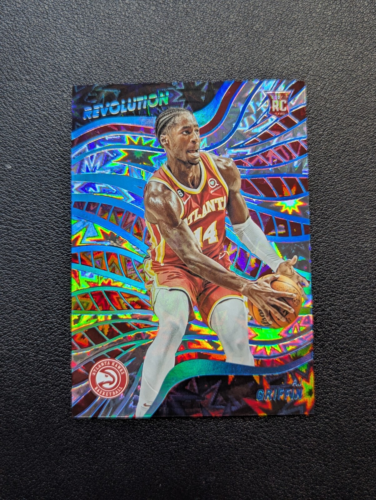 2022-23 Panini Revolution AJ Griffin Impact /149 SP #112 HAWKS