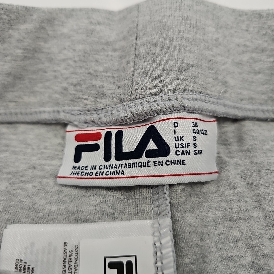 Leggings nuovi con etichette Fila Virginia grigi donna piccoli nuovi con etichette