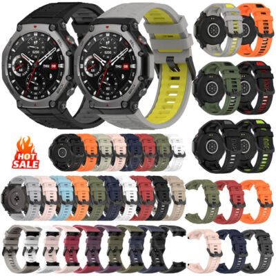 Silicone Strap For Huami Amazfit T-Rex 3 / T-Rex 2 / T-Rex Pro Sports Watch Band