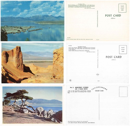 x61 Vintage Postcards Hotels Motels Beaches Travel Cities - Picture 14 of 22