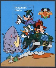 Tanzania 1994: Disney / Topolino / Safari - Foglio MNH buono molto bello
