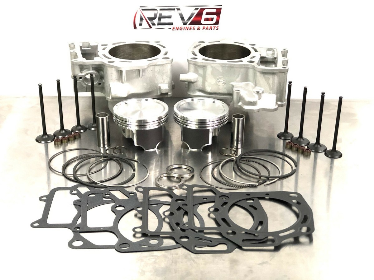 準備 Kawasaki Teryx 750 Engine Motor Top End Rebuild Kit Valves