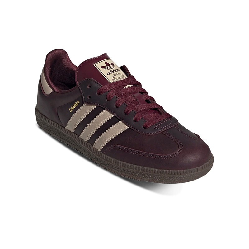 Adidas Originals Samba OG Maroon/Crystald Sand/Gold Women
