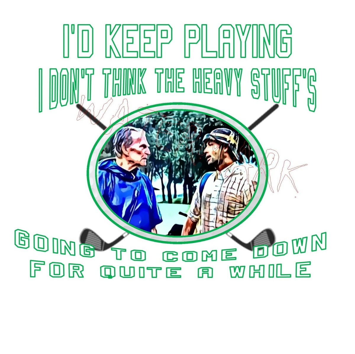 Bill Murray Caddyshack Rain