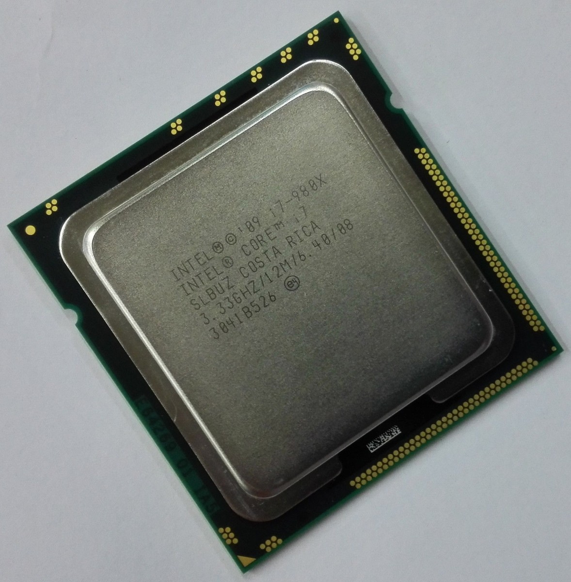 Intel Core i7-980X CPU LGA1366 Extreme Edition SLBUZ 12M