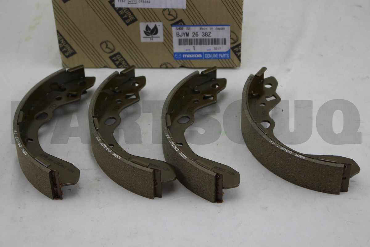 BJYM2638Z Genuine Mazda SHOE SET,BRAKE-REAR BJYM-26-38Z | eBay