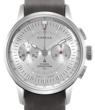 Nuovo! Cronografo "Silver Strela" Cosmos 40mm CO40CYS