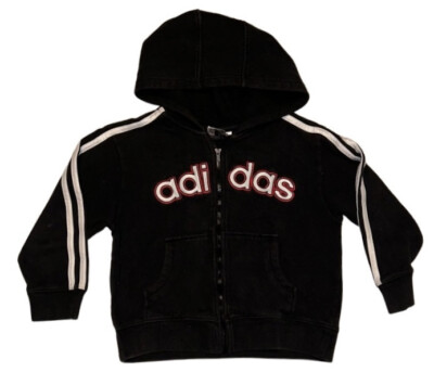 Boys Adidas Hoodie Size Black And Red