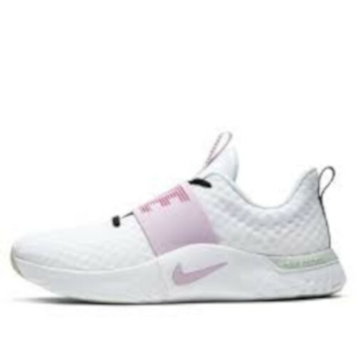 Training Shoes White/Lilac/Black Sz 6.5 