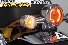NEUF ! Takegawa #05-08-0465 Blaze blinkers x4ea set CLEAR / Honda Monkey 125 ...