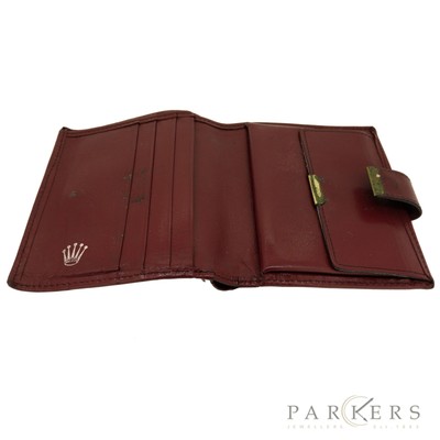 rolex leather wallet