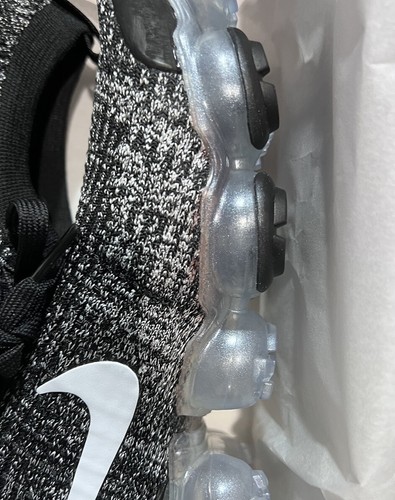 Nike Air Vapormax Flyknit 3 Oreo Black Mens Shoes Size US 9.5 Shoes NEW Rare✅ - Picture 14 of 15