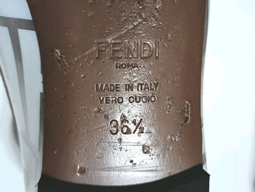 Fendi Colibrì Ballerina Flats Made In Italy Sz 36.5 ( US 6? )*** Read Dscrptn ⬇️ - Picture 15 of 23