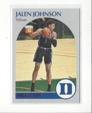 2021-22 Chronicles Draft Picks Pink #63 Jalen Johnson Hoops Retro Rookie Hawks