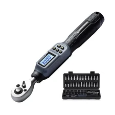 GROWNEER Digital Torque Wrench, 1.1-22.1 Ft-lbs/1.5-30 Nm, 1/4'' Drive Inch P...