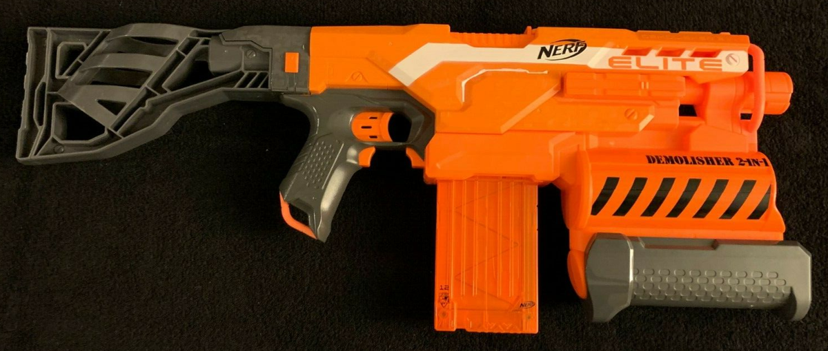 Nerf N-Strike Elite Demolisher 2 in 1 w/12 Round Clip Magazine