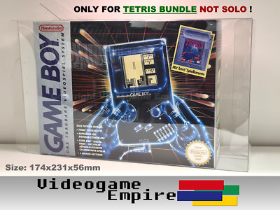 1x Schutzhülle Game Boy Classic Big Tetris Karton OVP Box Protector Hülle 0,4mm