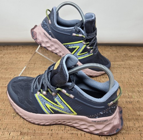 New Balance Fresh Foam Garo Shoes Womens 6.5D Trail Running Grey Pink Sneakers - Picture 7 of 10