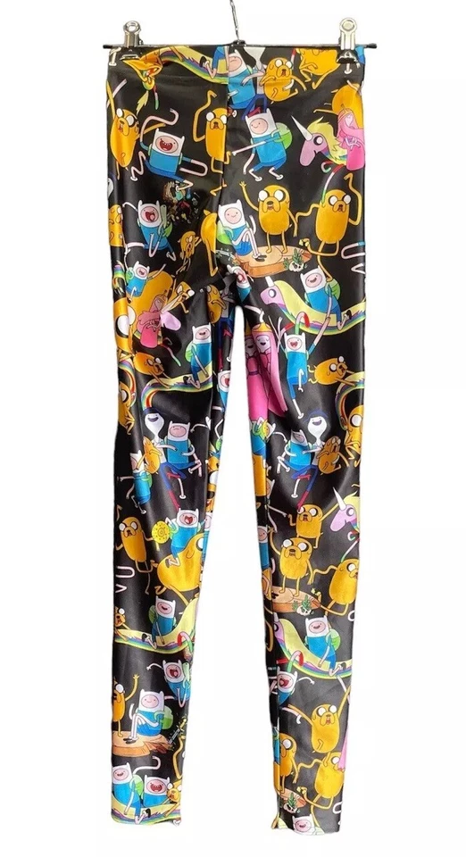 BlackMilk Womens Cartoon Network Adventure Time Leggings size XS Stretch Colour - Image 4 of 4