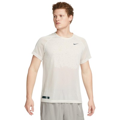 Nike Techknit Dri-Fit ADV Running Division Shirt Jersey Weiß M Offwhite Neu