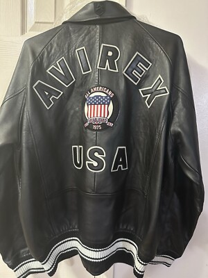 averix leather jacket xxl | eBay
