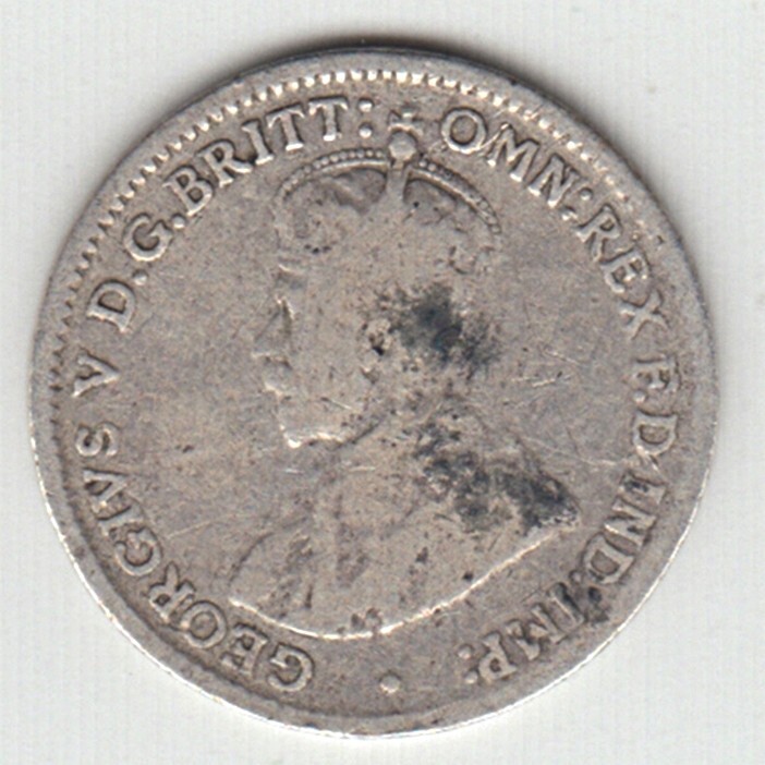 1917 AUSTRALIA GEORGE V THREEPENCE 3 PENCE, .925 SILVER KM# 24 | eBay