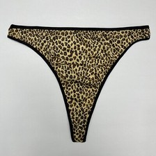 Vtg Thong Animal Print L/7