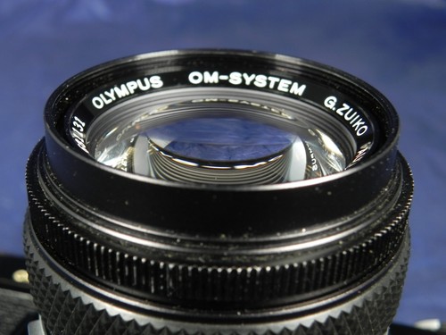 OLYMPUS OM-2 Black SLR Film CAMERA w/50mm f/1.4 Zuiko LENS, Filter (PLEASE READ) - Picture 6 of 24