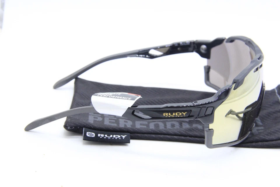 НОВЫЙ RUDY PROJECT CUTLINE 420 SP 63-42 ЧЕРНЫЙ ПОДЛИННЫЙ СОЛНЦЕЗАЩИТНЫЕ ОЧКИ С МЕШОЧКОМ 139-127 - Изображение 4 из 4