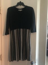 Sandra Darren sweater dress sz M Multicolor