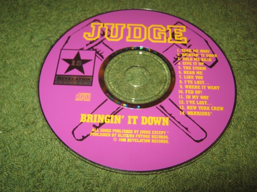 Judge - Bringin' It Down (cd) - 第 13/13 張圖片