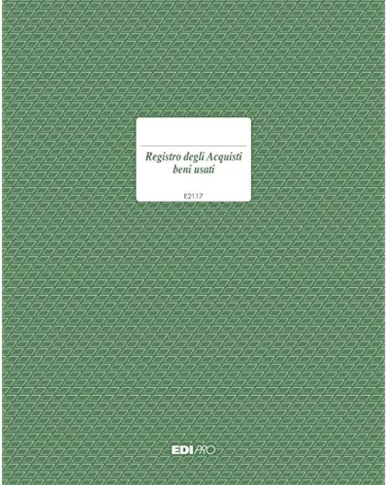Edipro  E2117  Registro Acquisti Beni Usati 23 Pagine Numerate