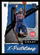 2020-21 Donruss #16 Isaiah Stewart Great X-Pectations Detroit Pistons