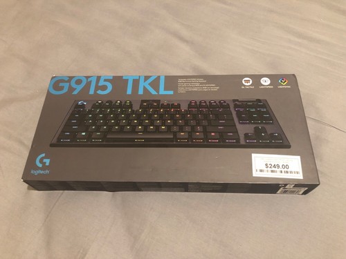 BRAND NEW - SEALED - Logitech G915 TKL Tactile US Keyboard Layout 920-009495