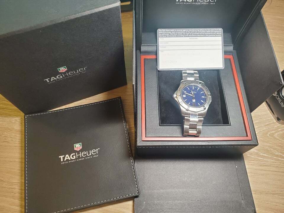 TAG Heuer Aquaracer Blue Men's Watch - WAF1113.BA0801 TAG Heuer Aquaracer Blue Men's Watch - WAF1113.BA0801