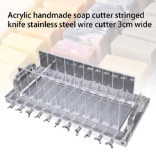 Acrylic Soap Cutter Slicer Tool Set for Perfectly Shaped 3cm Bars
