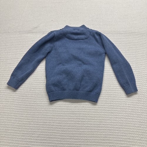 Tennis Sweater Cardigan Jacket Blue 6 Years SERGENT MAJOR French Designer - Picture 7 of 7